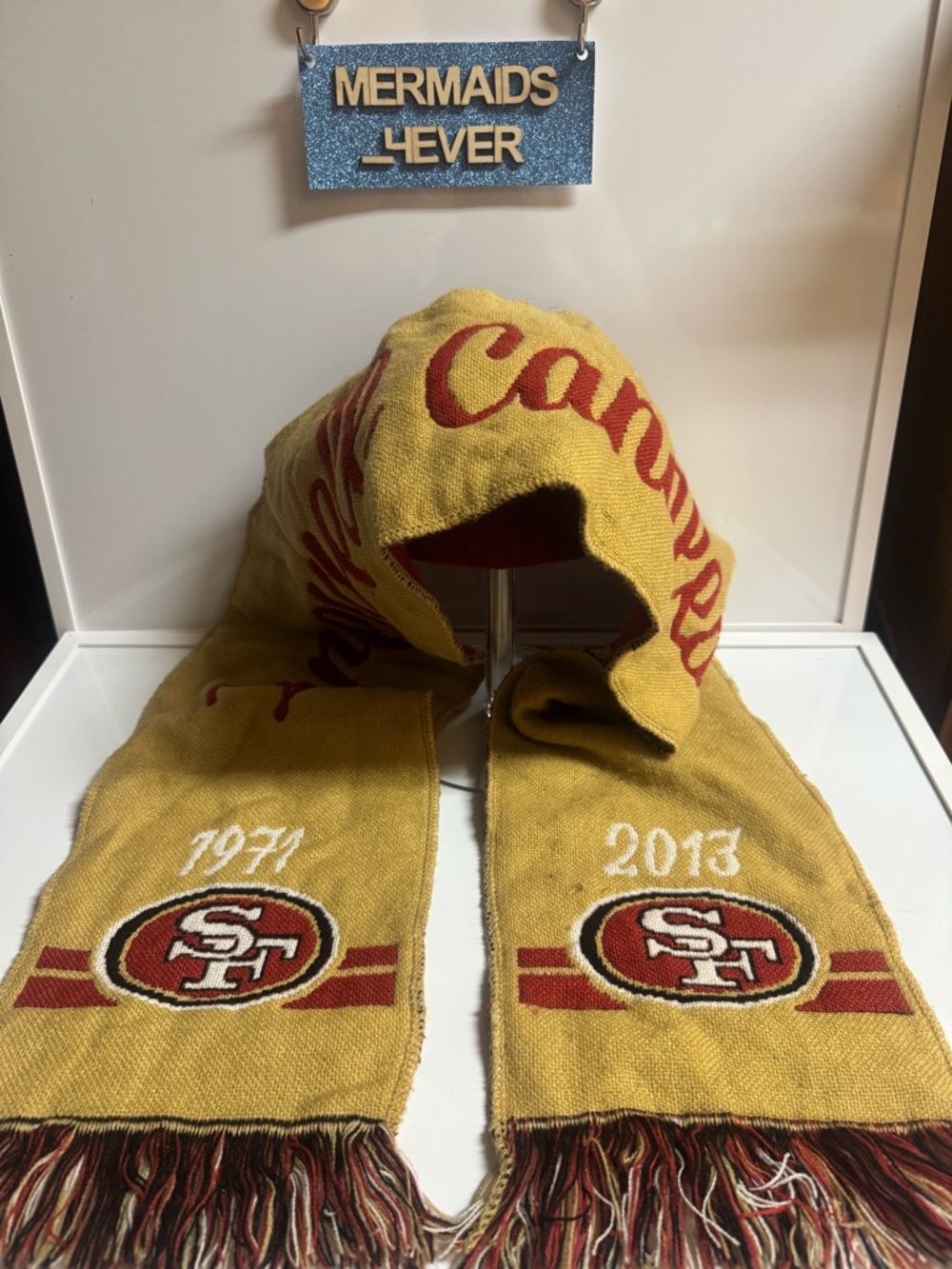 Farewell Candlestick SF San Francisco 49ers  - 1971-2013 Commemorative Scarf NFL